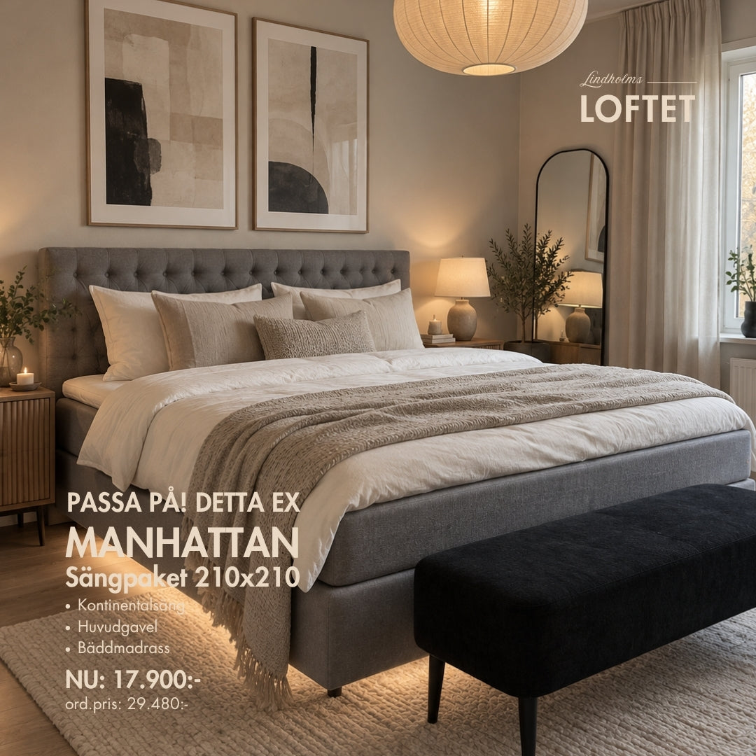 Manhattan Familjsäng 210x210 cm Elite Sängar DETTA EX!