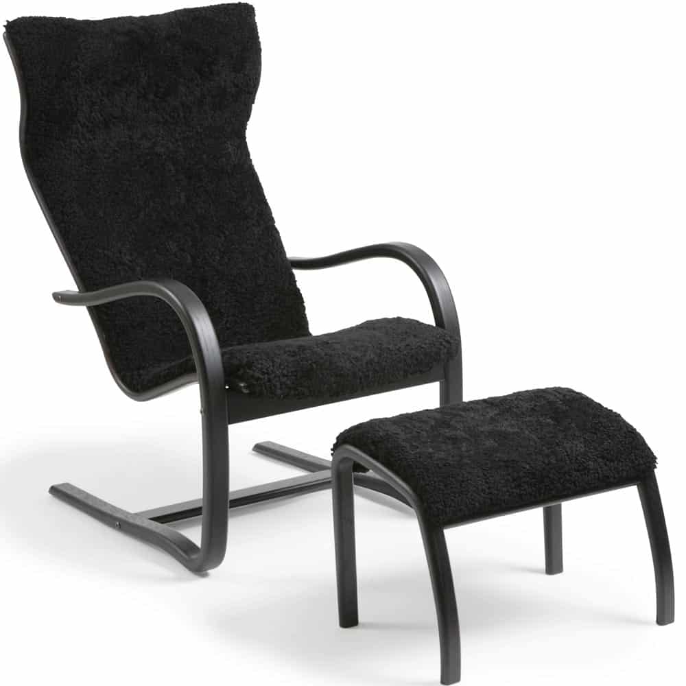 GAZELL Pall i fårskinn