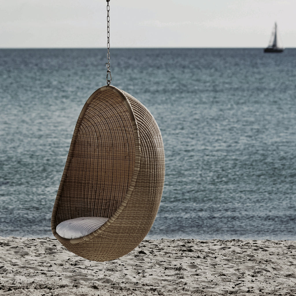 HANGING EGG CHAIR, naturell