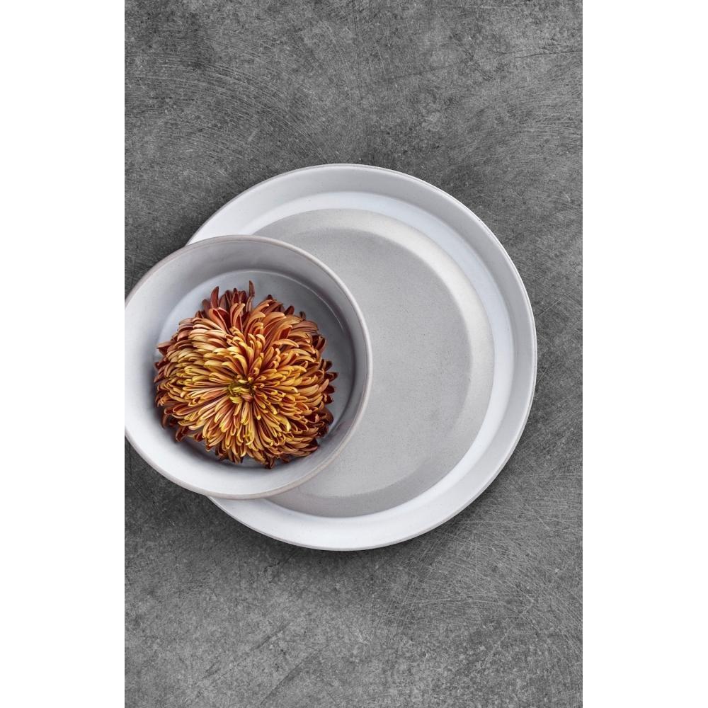 NORDAL Stoneware tallrik, beige 22cm
