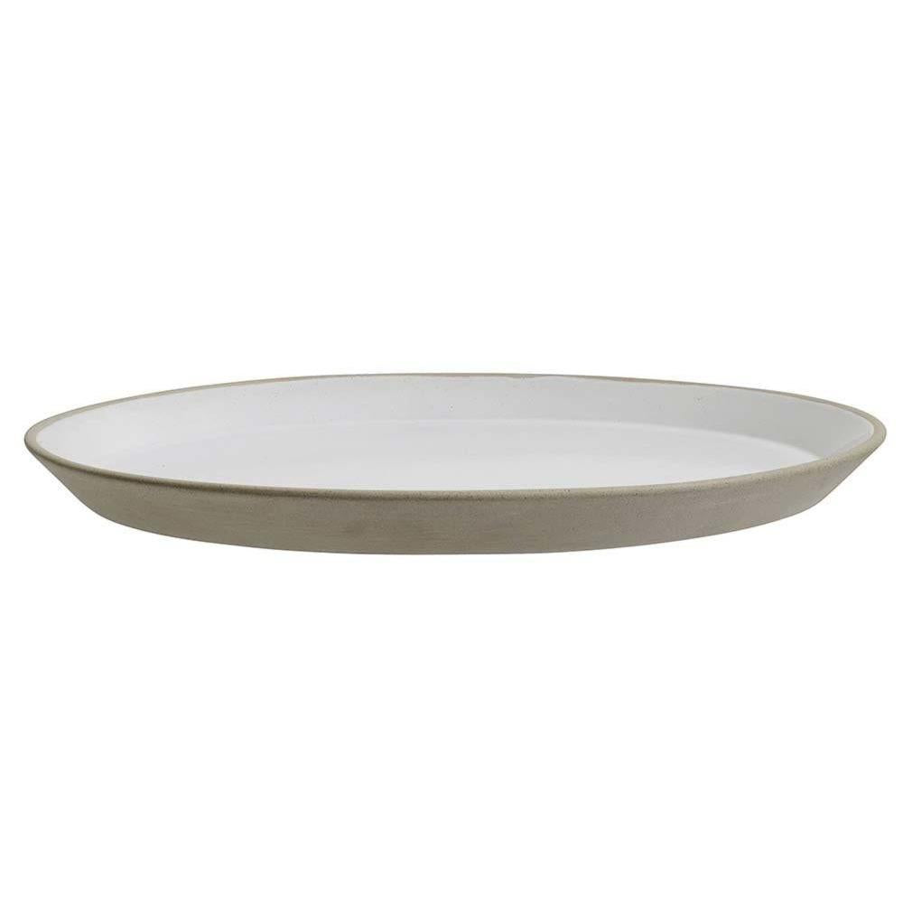 NORDAL Stoneware tallrik, beige 22cm
