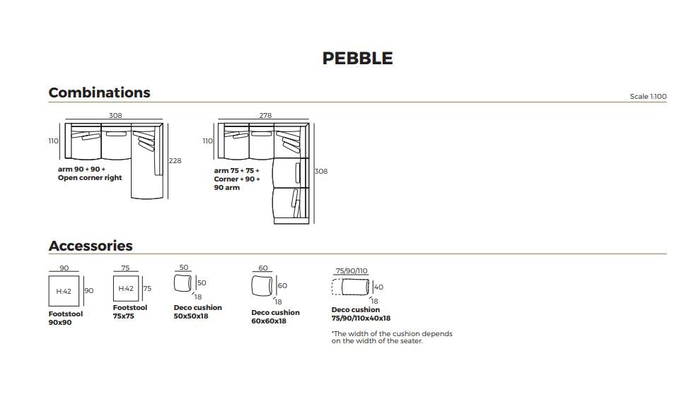 Pebble soffa