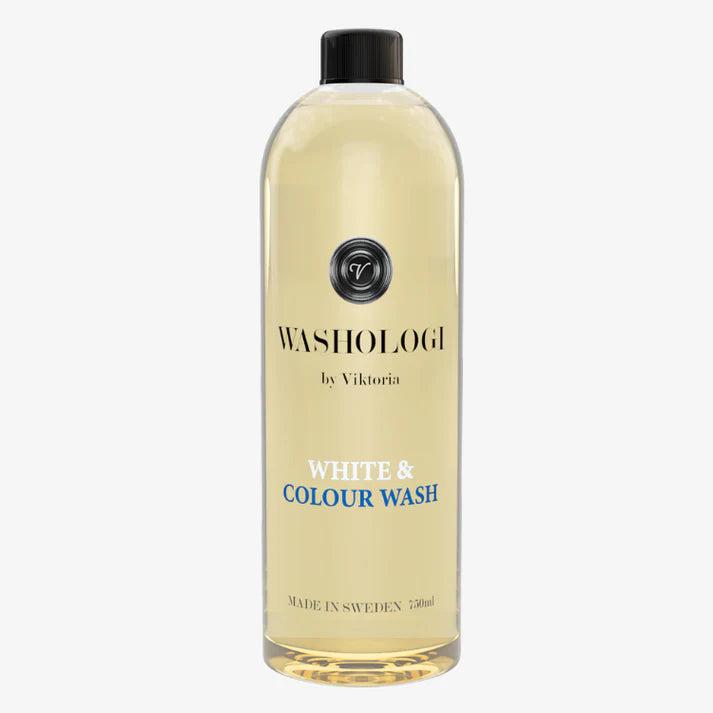 TVÄTTMEDEL WASHOLOGI Vit & Kulörtvätt 750 ml
